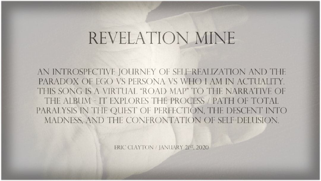 Eric Clayton, Lineer Notes zu "Revelation Mine", 2020