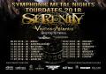 SERENITY, VISIONS OF ATLANTIS & SLEEPING ROMANCE starten Symphonic Metal Nights Tour 2018
