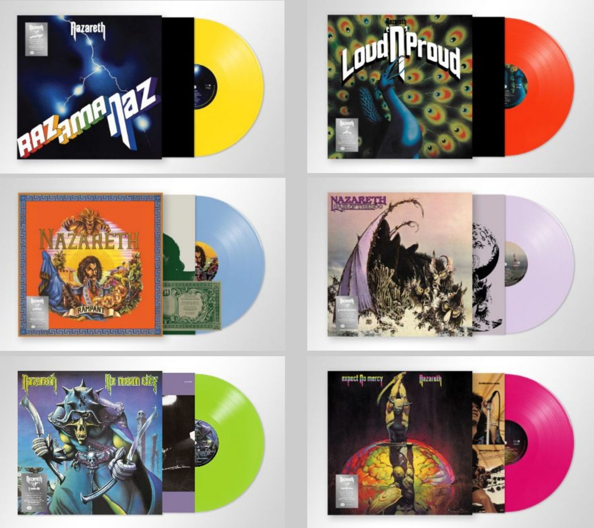 NAZARETH mit Vinyl-Reissues - whiskey-soda.de - the alternative magazine