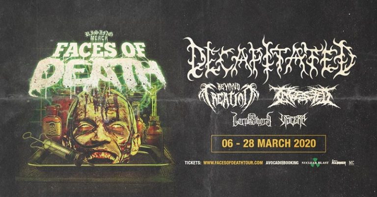 DECAPITATED – Tourstart von „Faces of Death“ Tour mit BEYOND CREATION